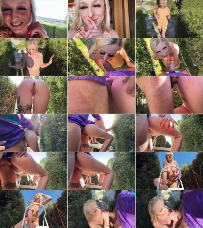 Taiga_LaLoca - Omas Gartner fickt mich mitten im Garten - Extrem Offentlich - Fremdsperma [FullHD 1080p] (MDH)