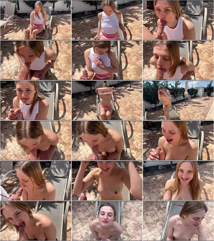 KleineMaja - Spontaner Outdoor Blowjob mit geilem Cumshot [FullHD 1080p] (MDH)