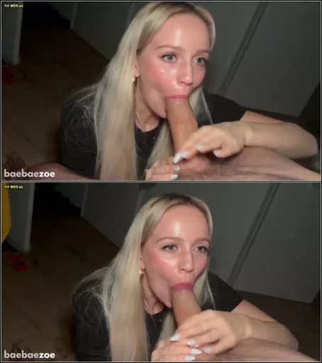 baebaezoe - Schneller Blowjob von der Freundin [FullHD 1080p] (MDH)