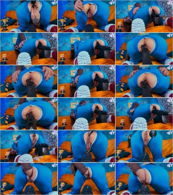 WildTali - Wild Tali. Fucking my Pussy while Anal Beads in my Ass [FullHD 1080p] (Dildo)