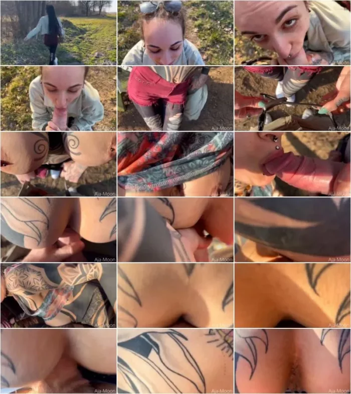 Aja-Moon - Offiziell Eroffnet - Die Outdoor Session beginnt mit einem spontanen Fick [HD 720p] (MDH)