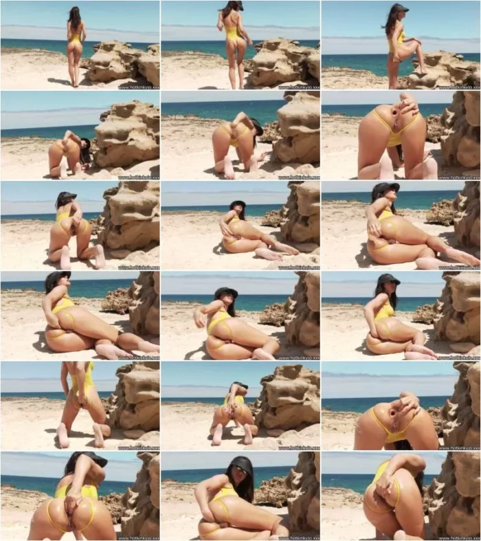 Hotkinkyjo - Hotkinkyjo in a see-through open-crotch swimsuit self anal fisting & prolapse 09.03.2025 [FullHD 1080p] (Anal Fisting)