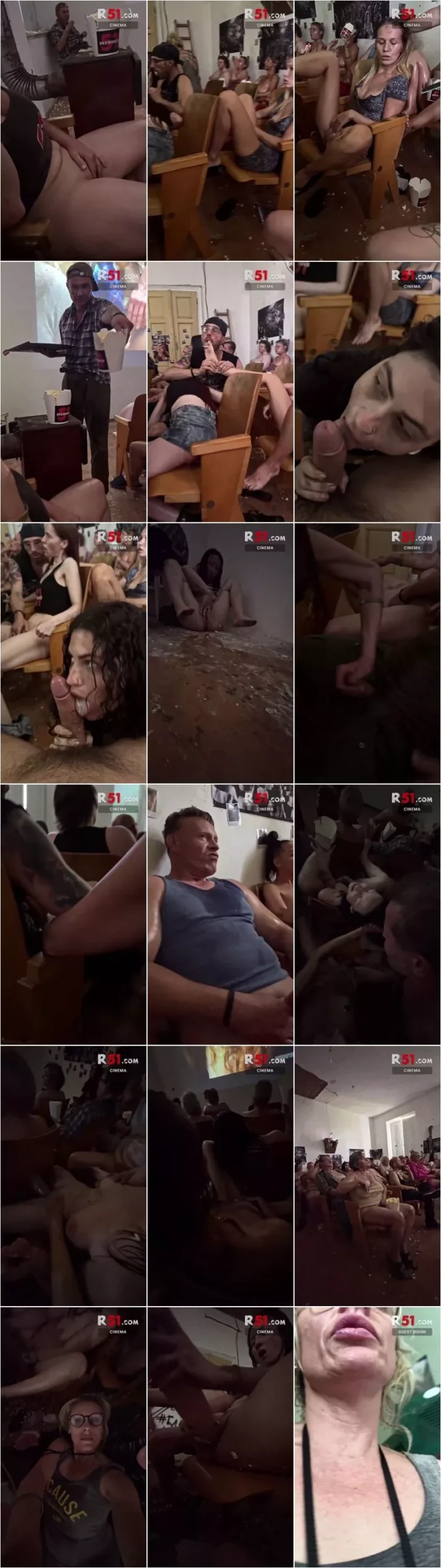 Residence 51 - Day 5 - Group Jerking in the Cinema [SD 1280p] (R51)