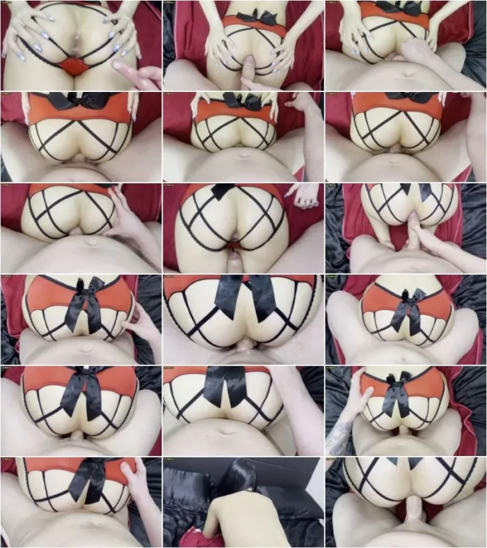 Erect_Dick - Analfick mit einer Brunetten im roten Hoschen POV [FullHD 1080p] (MDH)