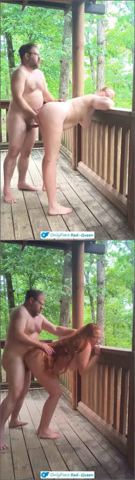 Red-Queen - Outdoor Sex in einer Holzhutte im Wald [SD 1920p] (MDH)