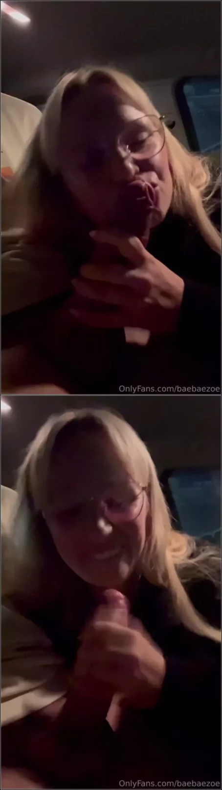 baebaezoe - Mit der Dating App zum Mitternachts Blowjob im Auto [SD 1920p] (MDH)