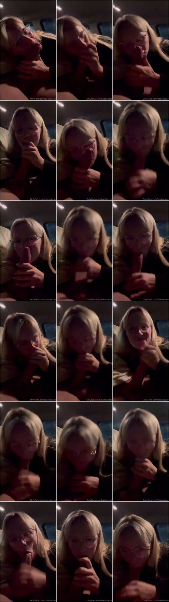 baebaezoe - Mit der Dating App zum Mitternachts Blowjob im Auto [SD 1920p] (MDH)