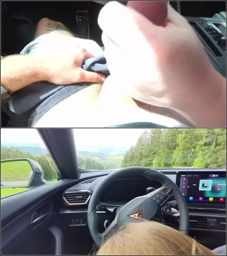 slipcoupleofficial - Handjob wahrend der fahrt - Fick im freien und sperma auf Monster Arsch [FullHD 1080p] (MDH)