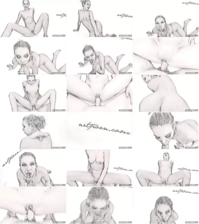 Karol Lilien - The live drawing [FullHD 1080p] (Creative Porn)
