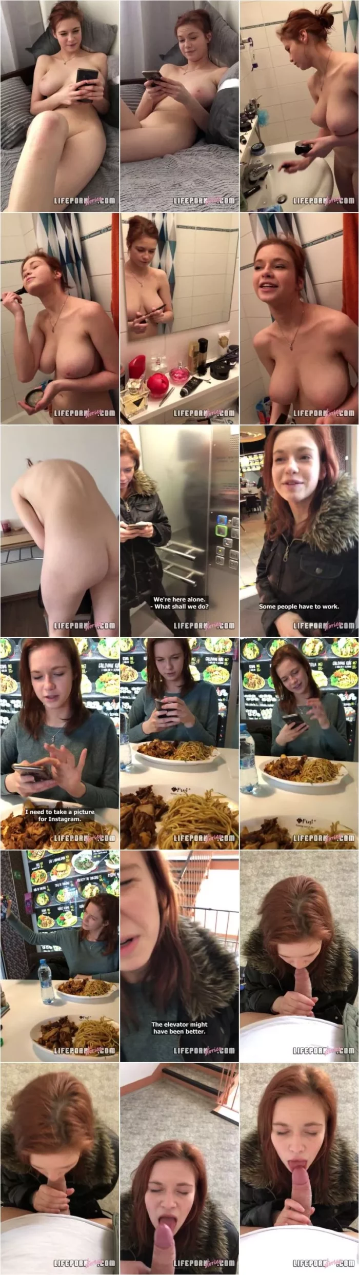 Hello Titty - Story 3 Busty Make Up [SD 1920p] (Life Porn Stories)