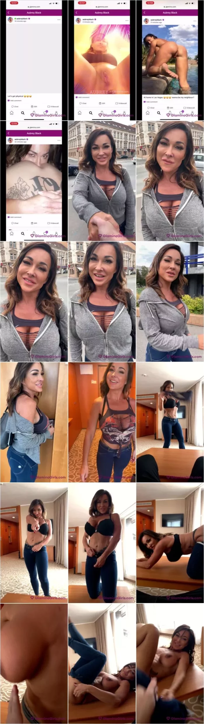 Aubrey Black - Video 1 Busty Sex Bomb From Glamino [SD 1920p] (Glamino Girls)