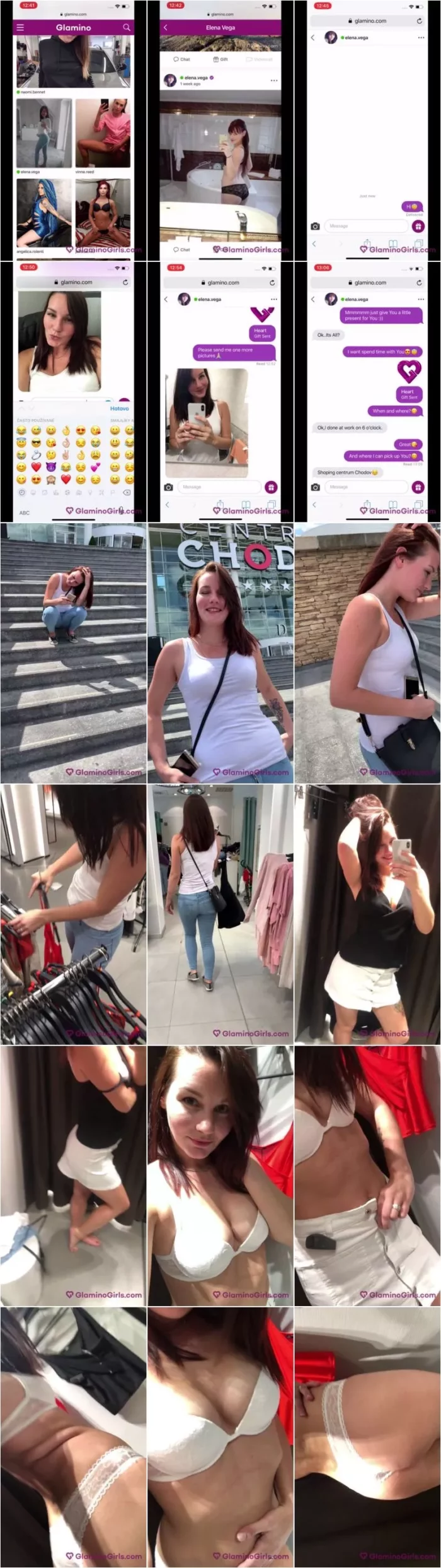 Elena Vega - Video 1 Sexy Elena Is Trying Out Underwear [SD 1920p] (Glamino Girls)