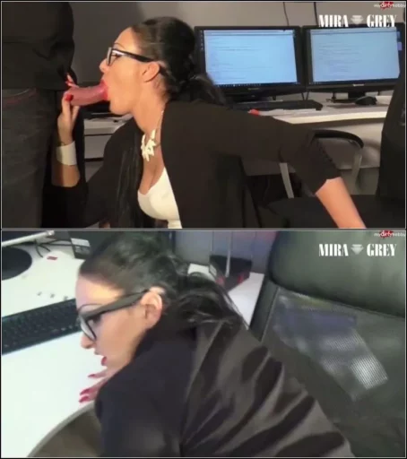 Mira-Grey - Buero Bitch bekommt XXL Sperma Infusion [HD 720p] (MDH)