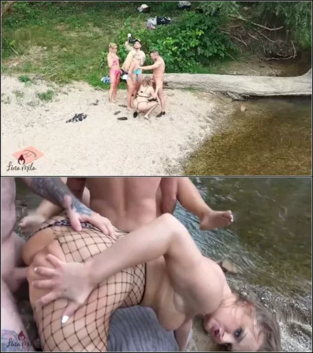 LinaMila - MEGA DREIST - NACKTSPANNER MIT DROHNE ERWISCHT - 5ER OUTDOOR ENTSAFTUNG [HD 720p] (MDH)