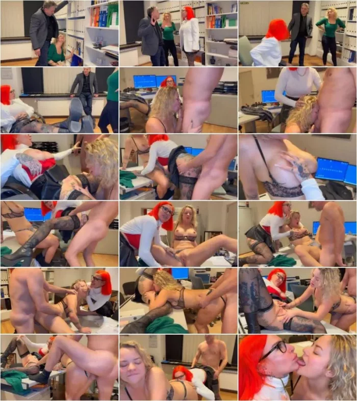 Anna-Lena-Sofia - Mein heisses Azubi-Tagebuch - Akten Sortieren, und wie bring ich Chef und Chefin zum Abspritzen [FullHD 1080p] (MDH)