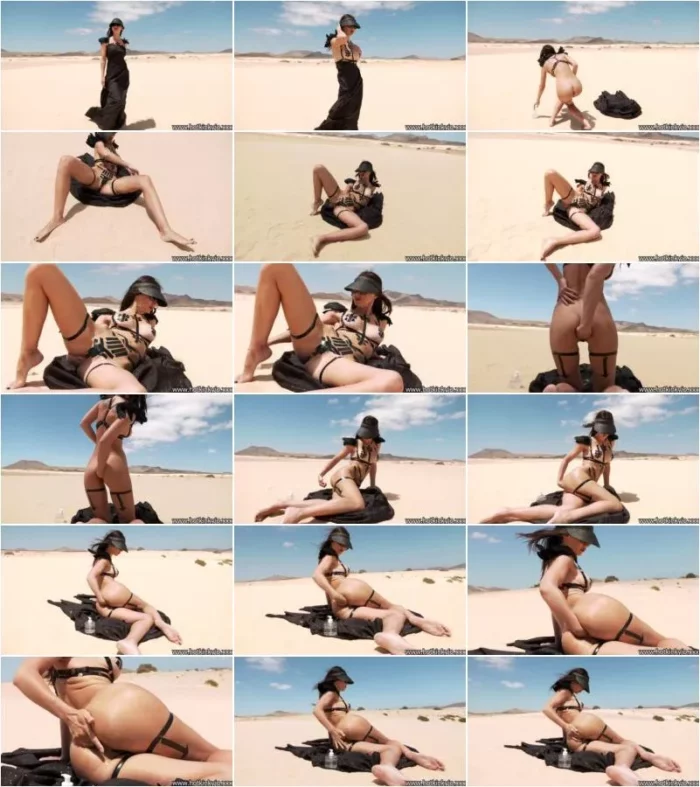 Hotkinkyjo - Hotkinkyjo with black tape self anal fisting & prolapse at sand dunes 10.04.2025 [FullHD 1080p] (Anal Fisting)
