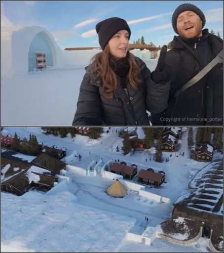 hermione_potter - Swedish Lapland Kiruna Vlog - Ice Hotel [FullHD 1080p] (MDH)