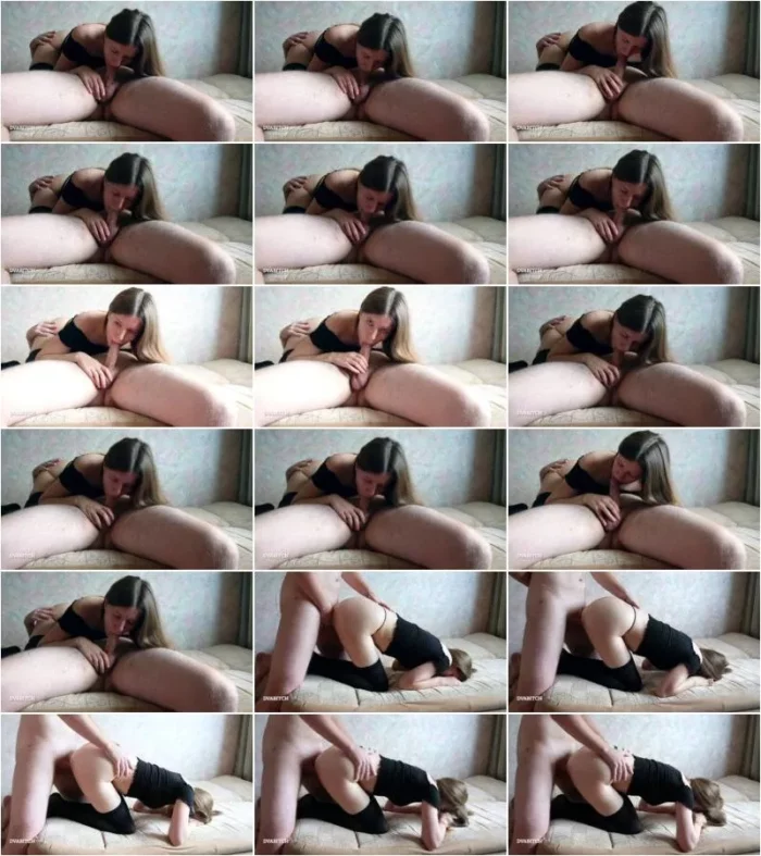 Dvabitch - Teeny Madchen lutscht & wird doggystyle von freund gefickt [FullHD 1080p] (MDH)