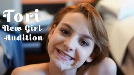 Tori - New Girl Audition Facial - 26.03.2018 [HD 720p] (TexxxasBukkake)