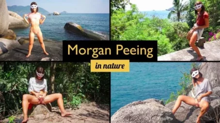 BruceAndMorgan - Morgan Peeing in Nature [FullHD 1080p] (MDH)