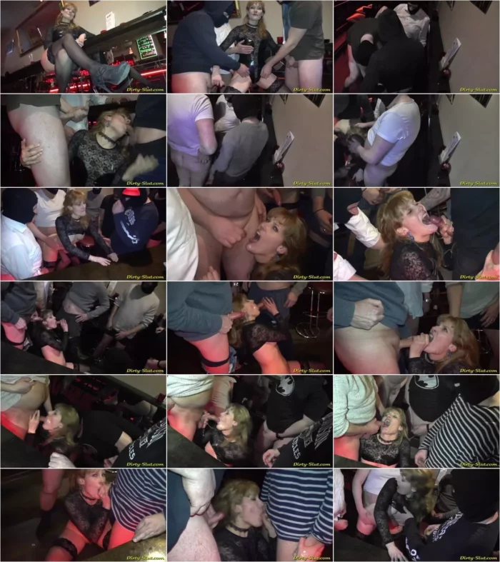 Nicole - I returned to the public bar in 02 Feb 2018 and got cum drenched by over 20 guys [HD 720p] (Dirty-Slut)