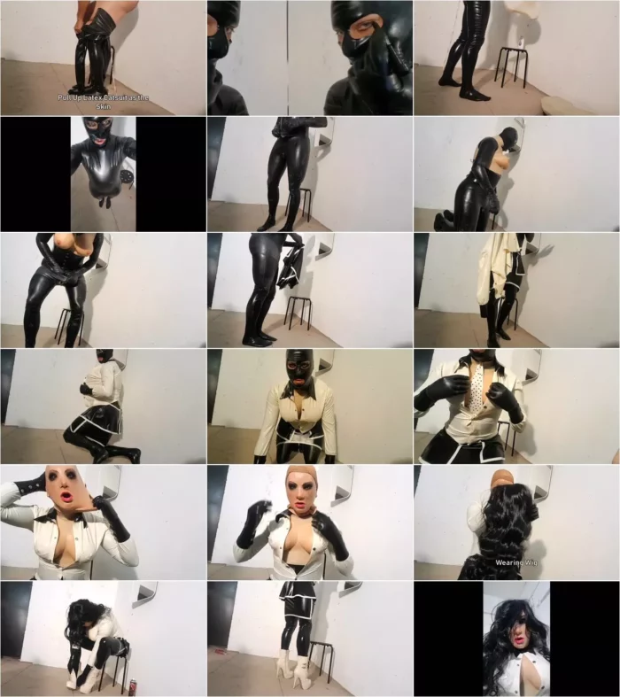 RubberWoman - OMG! Amazing Transformation from Male to Female [FullHD 1080p] (Clips4sale)