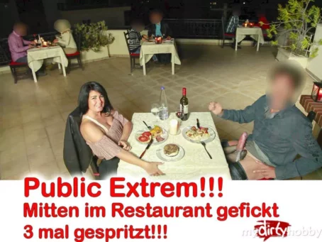 Alexandra-Wett - Public extrem - Mitten im Restaurant gefickt 3x gespritzt [FullHD 1080p] (MDH)