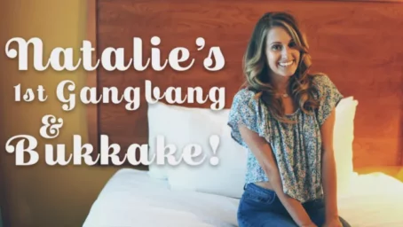 Natalie Rae - Natalie's 1st Gangbang & Bukkake - 07.06.2018 [FullHD 1080p] (TexxxasBukkake)