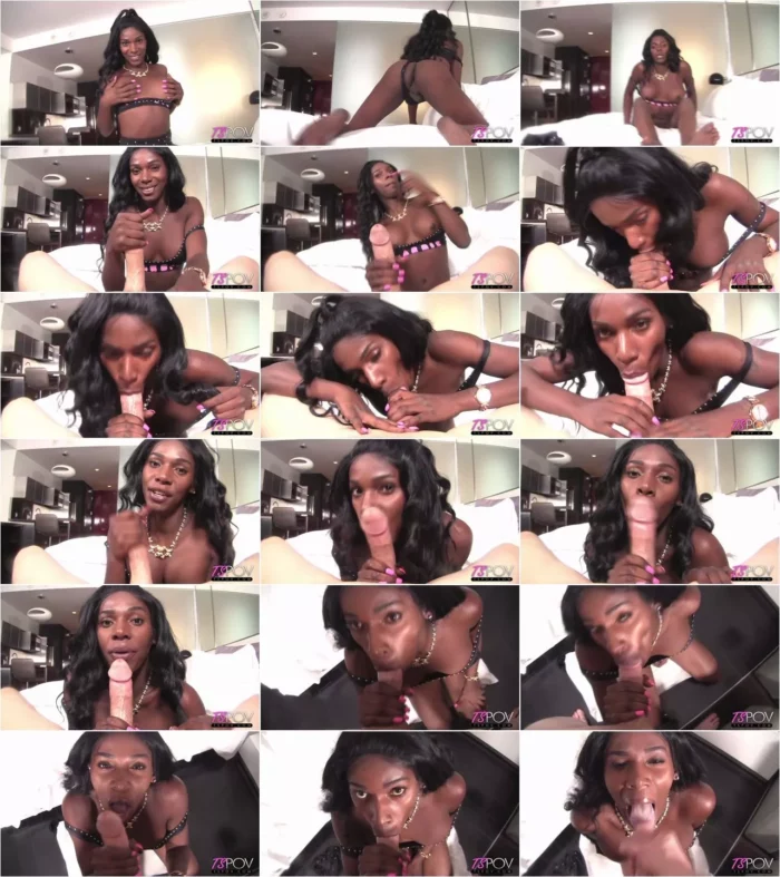 Malibu Barbie - Black Malibu Barbie Shows Off Her BJ Skills [FullHD 1080p] (TSPOV)