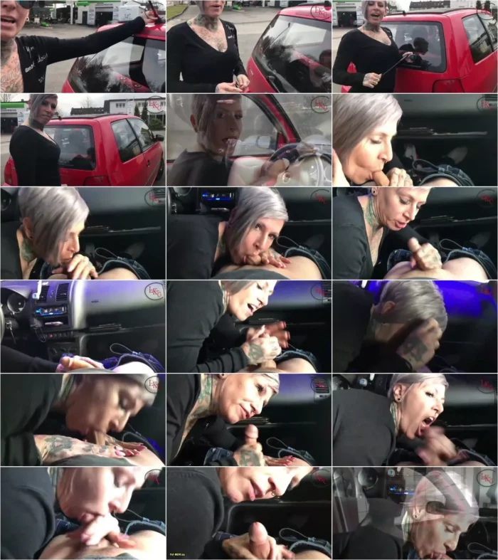 LadyKinkyCat - Public Blowjob in der Waschanlage [FullHD 1080p] (MDH)