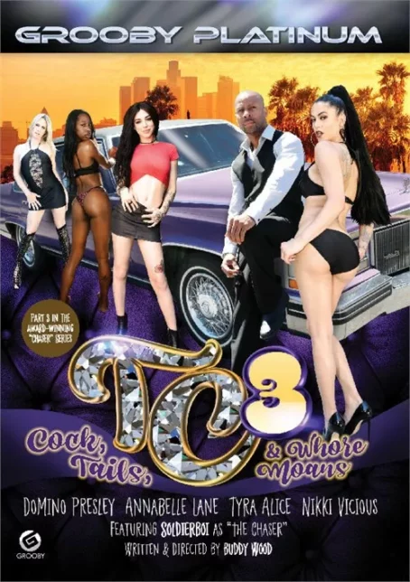 Tyra Alice, Annabelle Lane, Domino Presley, Nikki Vicious - The Tranny Chaser 3 - Cock, Tails And Whore Moans [FullHD 1080p] (Grooby Productions)