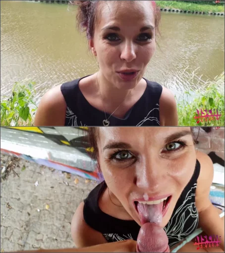 aischepervers - Rummelschlampe public gefickt mit Spermawalk [FullHD 1080p] (MDH)