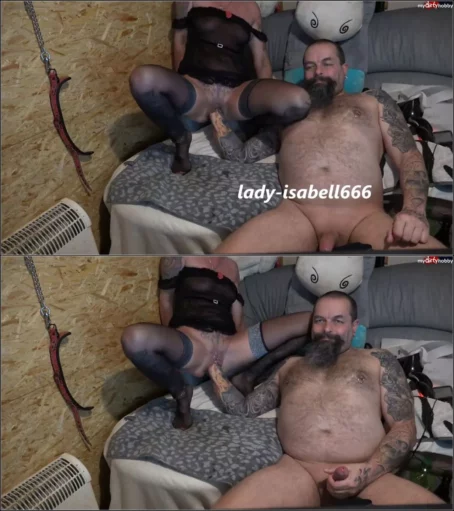lady-isabell666 - Geiler Ritt auf seiner Faust [FullHD 1080p] (MDH)