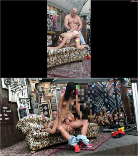 LiaLion - Dreist!!! Mitten auf der Buhne beim Public Viewing gefickt [FullHD 1080p] (MDH)