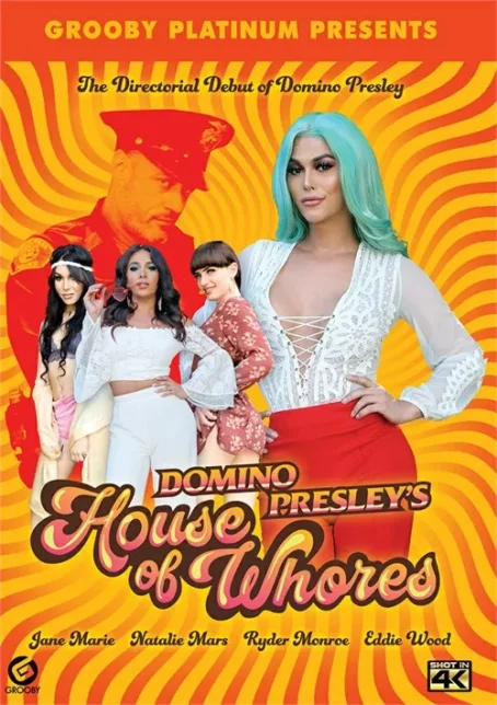 Natalie Mars, Jane Marie, Ryder Monroe, Domino Presley - Domino Presley's House Of Whores (Split Scene) [FullHD 1080p] (Grooby)
