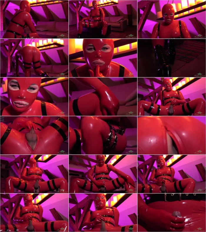 Bianka Nascimento - Red Latex Body Suit [FullHD 1080p] (BiankaNascimento)