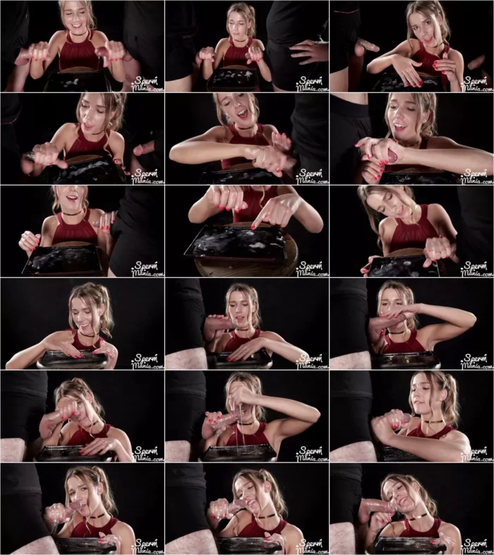 Alexis Crystal - Uses A Group of Guys Cum For One Messy Handjob - 25.01.2019 [FullHD 1080p] (Spermmania)