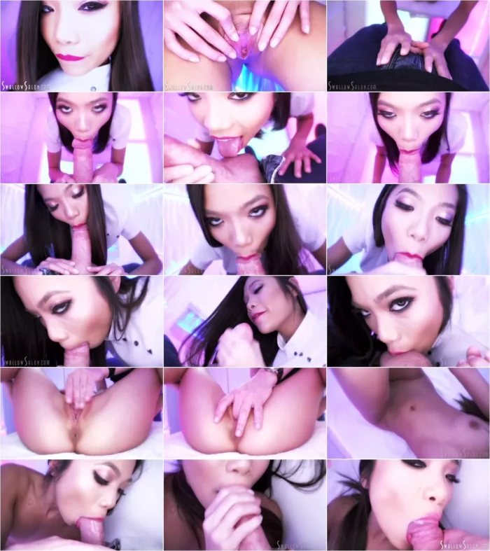 Vina Sky - Swallow Salon Welcomes Vina Sky for a Blowjob and Cum Swallow (04.01.2019) [FullHD 1080p] (SwallowSalon)