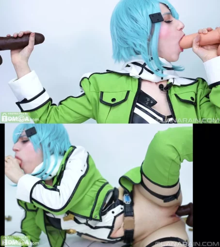 Lana Rain - Sinon Double Penetration Spit Roast (19.02.2019) [FullHD 1080p] (M@nyVids)