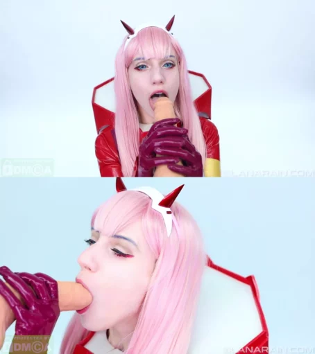 Lana Rain - Zero Two Blowjob & Cum Swallow Obsession (21.03.2019) [FullHD 1080p] (M@nyVids)