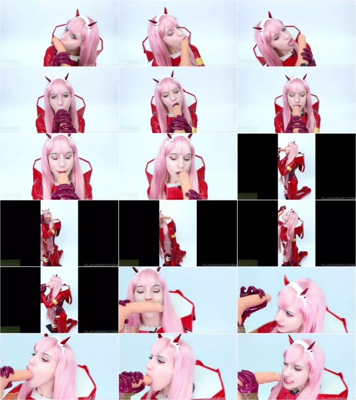 Lana Rain - Zero Two Blowjob & Cum Swallow Obsession (21.03.2019) [FullHD 1080p] (M@nyVids)