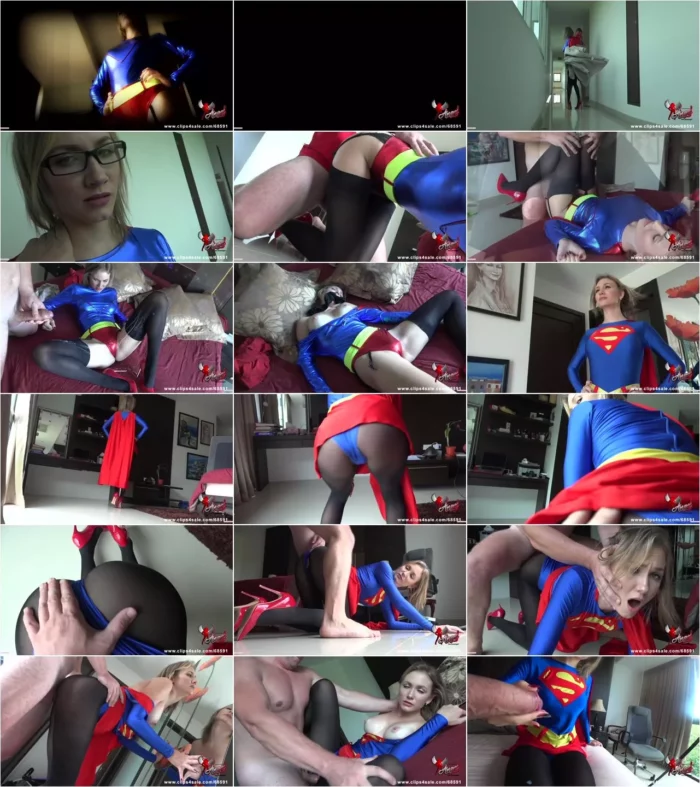 Angel The Dreamgirl - Fucked Super Girl Thru Pantyhose and Cum on her legs (22.04.2019) [UltraHD/4K 2160p] (Clip4Sale)