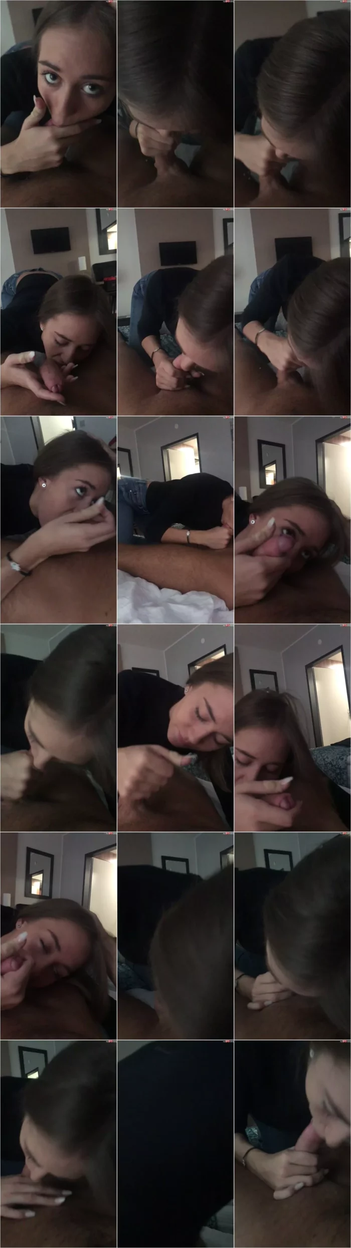 SkinnyBitch99 - Frische 18 Jaehrige blaest in enger Jeans mit Zungenpiercing [UltraHD/2K 1920p] (MDH)