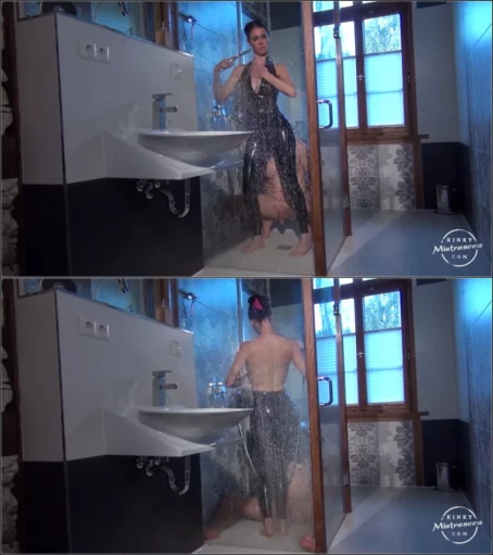 Mistress Susi - Latex Worship in the Shower [HD 720p] (KinkyMistresses)