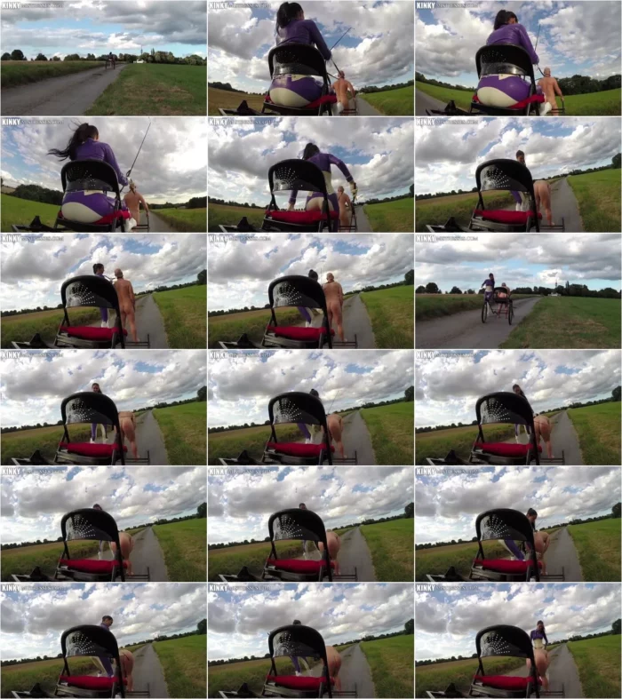 Mistress Susi - Whipped Carriage Pony [HD 720p] (KinkyMistresses)