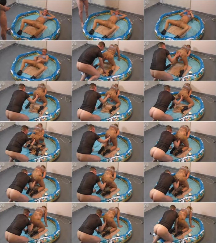 Amateur - Anal fisting in a pool (13.07.2019) [HD 720p] (Sicflics)