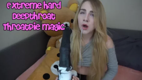 MissPrincessKay - Extreme Hard Deepthroat Throatpie Magic [FullHD 1080p] (M@nyVids)