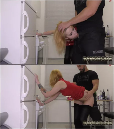 BANG-BOSS - Brutaler Creampie - Teenieschlampe dreist geschwangert! [FullHD 1080p] (MDH)