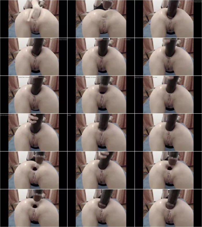 Kitty25 - shocking anal gape stretching in doggy style pose [HD 720p] (Chaturbate)