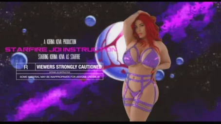 K0rina K0va - Starfire JOI Instructions (13.07.2019) [FullHD 1080p] (Big Boobs)